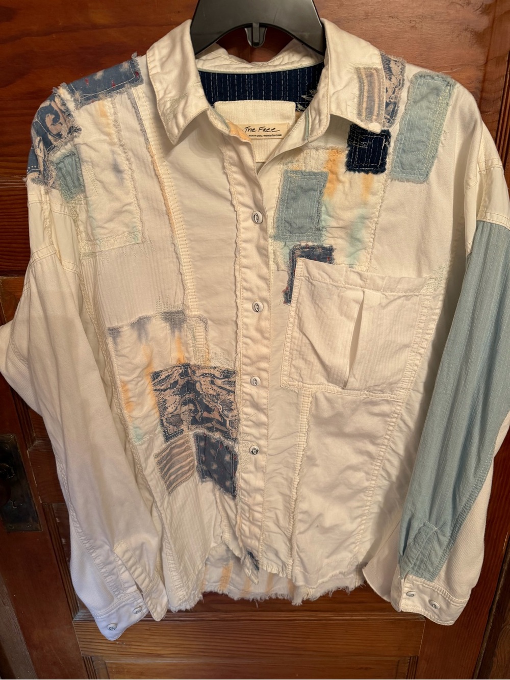 Free People Costa Bellana Patchwork Button up Shirt - Picture 5 of 9